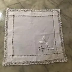 フランス　アンティーク　ヴィンテージ　クロス　ハンカチ