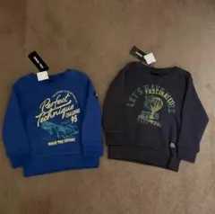 新品　長袖　2枚セット　キッズ服　男の子　110サイズ　トレーナー　スウェット