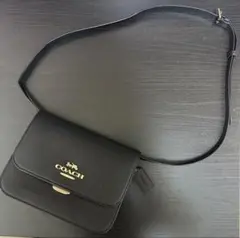 COACH ブラック ショルダーバッグ