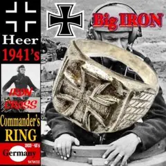 1914's☆ ドイツ帝国軍☆ダブルIRON Crossリング☆鉄十字章 - メルカリ