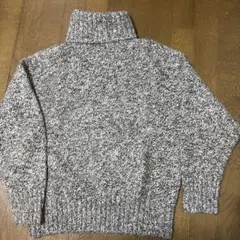 ZARA タートルネックニット Sサイズ グレー系