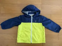 MIKI HOUSE ウィンドブレーカー 100cm ネイビー イエローのサムネイル