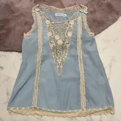 y2k フェアリーグランジ レース刺繍 タンクトップ バレエコア 森ガール姫系のサムネイル