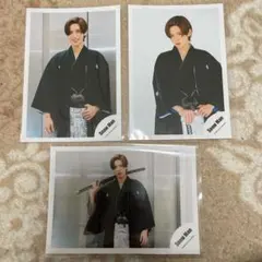 SnowMan 目黒蓮　袴　公式写真　アクスタオフショ3枚セット
