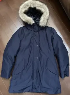 UNIQLO ネイビー ノンキルトダウン ショートコート Lサイズ