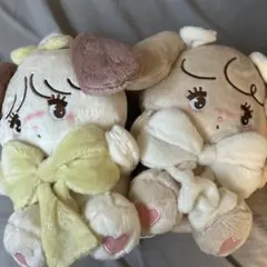 mikko 抱きしめおリボンぬいぐるみ　2点セット