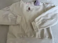 美品　メゾピアノ　クマトレーナー130