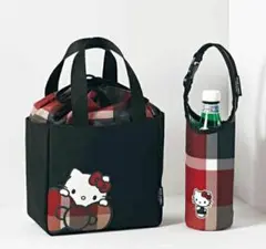 sweet10月号増刊付録キティ 巾着カバー付トートバッグペットボトルホルダー