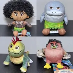 モアナと伝説の海 ぬいぐるみ マウイがいっぱい 4種コンプセットのサムネイル