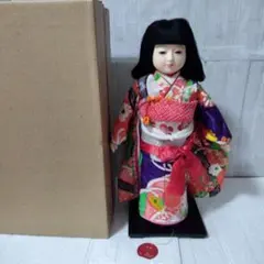 美品】伝統工芸 市松人形 女の子 日本人形 おかっぱ 雛祭り - メルカリ