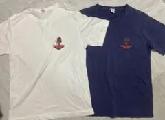 Naokimanshow ナオキマンショー　Tシャツ　ホワイト ネイビー セット