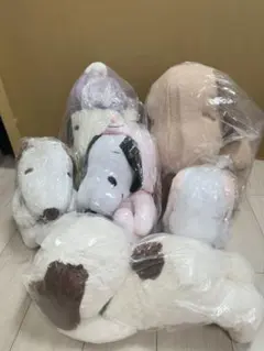 スヌーピー ぬいぐるみ まとめ売り 6個セットのサムネイル