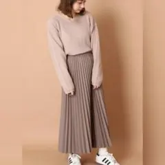 E hyphen world gallery 畦編みニット