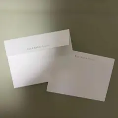 Van Cleef & Arpels★メッセージカード★封筒セット