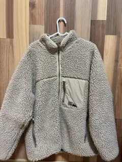 FIRST DOWN フリースジャケット ベージュ