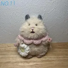 435 はむにぎりサイズ ぬい服 帽子とポシェットのセット ぬいぐるみ