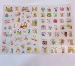 シルバニアファミリー クリア シール ステッカー ホログラム Y2K 12