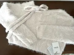 GRLグレイル dr747 ワンショルフェザーニットリボントップス ピンク