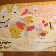 大判ブランケット　クマのプー