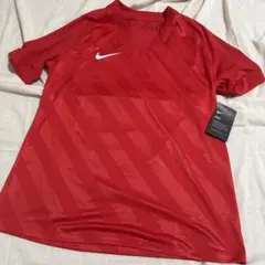 新品NIKEメンズサッカーシャツ スポーツウエア 半袖Tシャツ Lサイズ赤のサムネイル