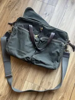 厚手帆布 レザー カメラバッグ 2WAY ショルダー 大容量 厚手帆布 レザー カメラバッグ 2WAY ショルダー 大容量 - メルカリ