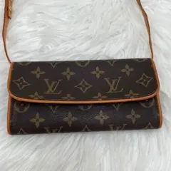 ルイヴィトン ポシェットツインPM モノグラム ショルダーバッグ 2WAY