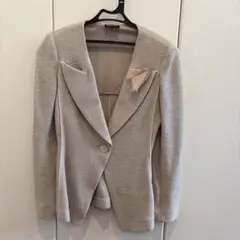 GIORGIO ARMANI テーラードジャケット ベージュ 38のサムネイル