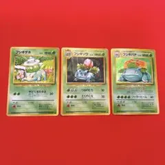 旧裏　第一弾拡張パック　フシギダネ　フシギソウ　フシギバナ　セット