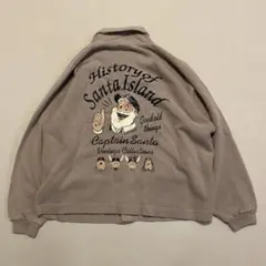 【希少】キャプテンサンタ ヴィンテージ スウェット カーディガン デカロゴ 刺繍