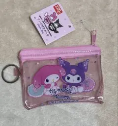 マイメロ＆クロミ リング付きポーチ