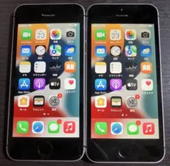 iPhoneSE 16GB 16GB gray SIMフリー 本体 B39