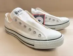 【未使用】CONVERSE ALL STAR スリッポン26.5cm ホワイトのサムネイル