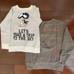 デニム ダンガリー DENIM DUNGAREE トレーナーセット 140