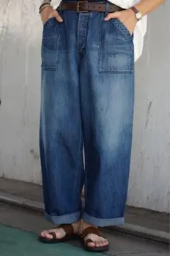 DECK PANT VINTAGE WASH 34 Nigel Cabourn