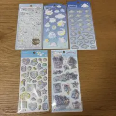 【正規品】シナモロール　ボンボンドロップシール　ほか　5点　まとめ売り　サンリオ