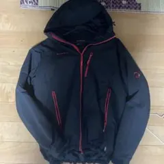 MAMMUT マウンテンパーカー ブラック レッドのサムネイル