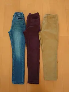 UNIQLO ユニクロ パンツ 140cm 3本