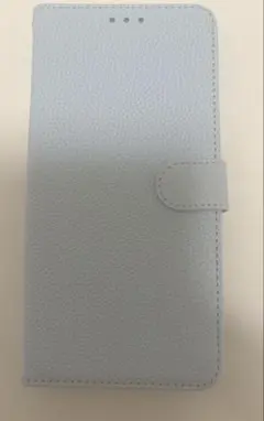 iPhone 12promaxライトブルー 手帳型ケース カードポケット付き