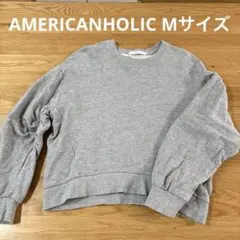 AMERICAN HOLIC グレー トレーナー M スウェットレディース