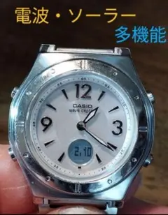BM26　カシオ・ウェーブセプター　電波・ソーラー・多機能時計　ベルトフリー