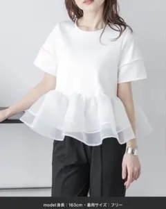 SUGAR BISKET シアーフリルドッキングトップスのサムネイル