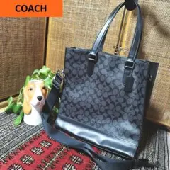 COACH シグネチャー ショルダーバッグ　トートバッグ