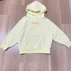 ちいかわ　うさぎ　耳つき　パーカー　フード付きパーカー　120 黄色　女の子