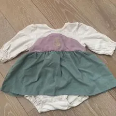 Cottoli アリエル　刺繍　ディズニー　ロンパース　インパ　ディズニーコーデ