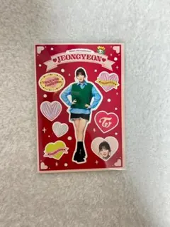 TWICE　ジョンヨン　ブロマイド　シール