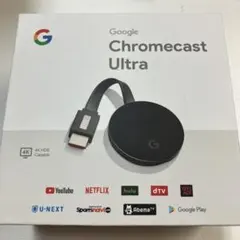 Google Chromecast ultra 第三世代GA3A00416A16 クロームキャスト Google Chromecast Ultra GA3A00416A16 4K対応