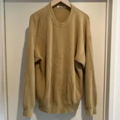 AURALEE リブニット クルーネック 朱色 - メルカリ