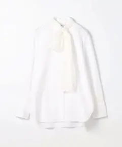 h*7様 コンパクトブロード シフォンボウタイブラウス