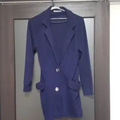 ミ*)様 即購入OK　ブルージャケット　レディース　スーツやオフィスカジュアルに