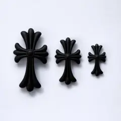 大中小 十字架 クロスパーツ ネイルパーツ 1セット ホワイト 白